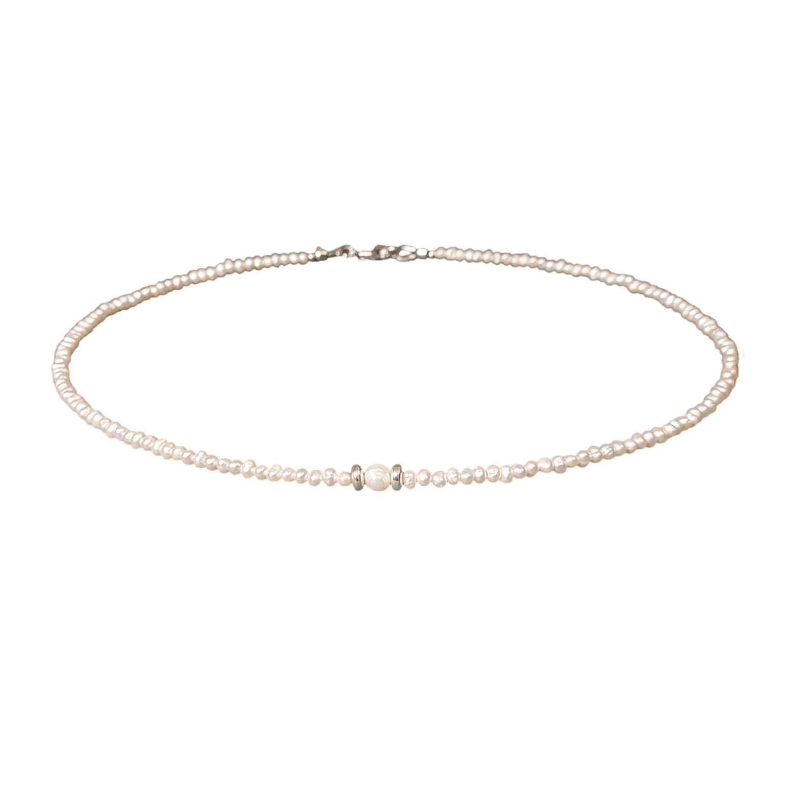 Жіночий чокер з перлин